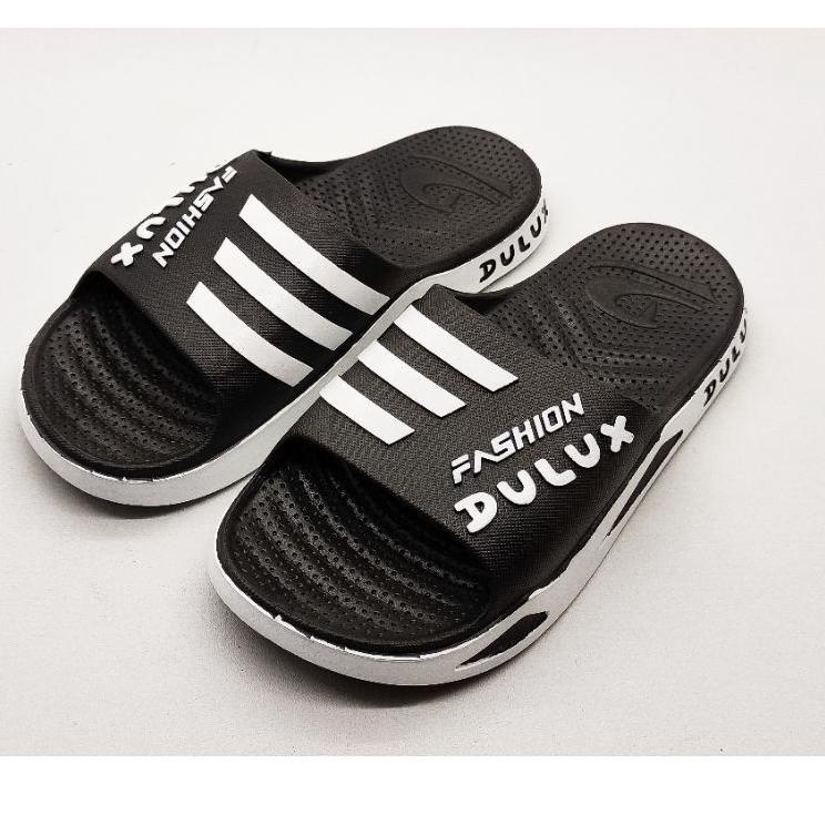 New Stock DULUX - SANDAL DULUX CQ-076 SELOP TERBARU / SANDAL SLIDE ANAK PRIA & WANITA TERMURAH / SAN
