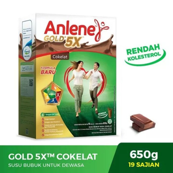 

Anlene Gold plus Susu Bubuk rasa Cokelat 640gr