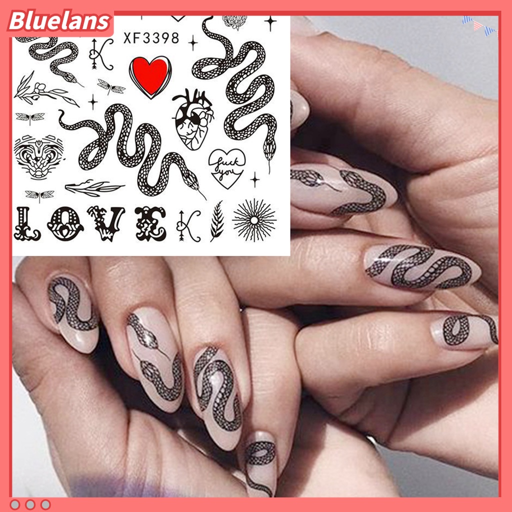 (In Stock) Kacamata Hitam Lensa Warna Warni ♡3pcs / Set Stiker Kuku 3D Bentuk Uang Dollar Untuk Dekorasi Manicure