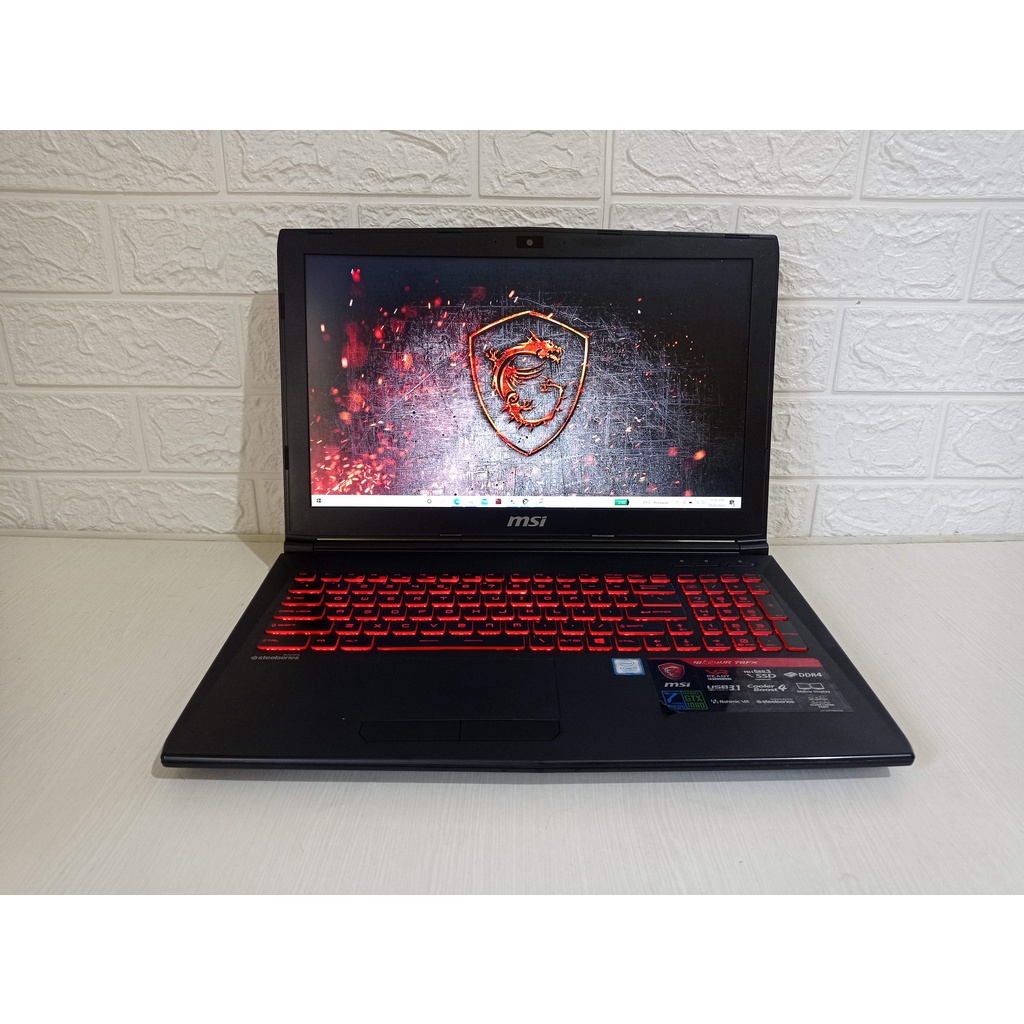 MSI GL62MVR 7RFX Core i7 Gen 7 SSD VGA Nvidia GTX 1060Laptop Gaming Second gtx1060