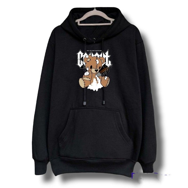 jaket teddy bear-hoodie teddy bear-hoodie sablon teddy bear
