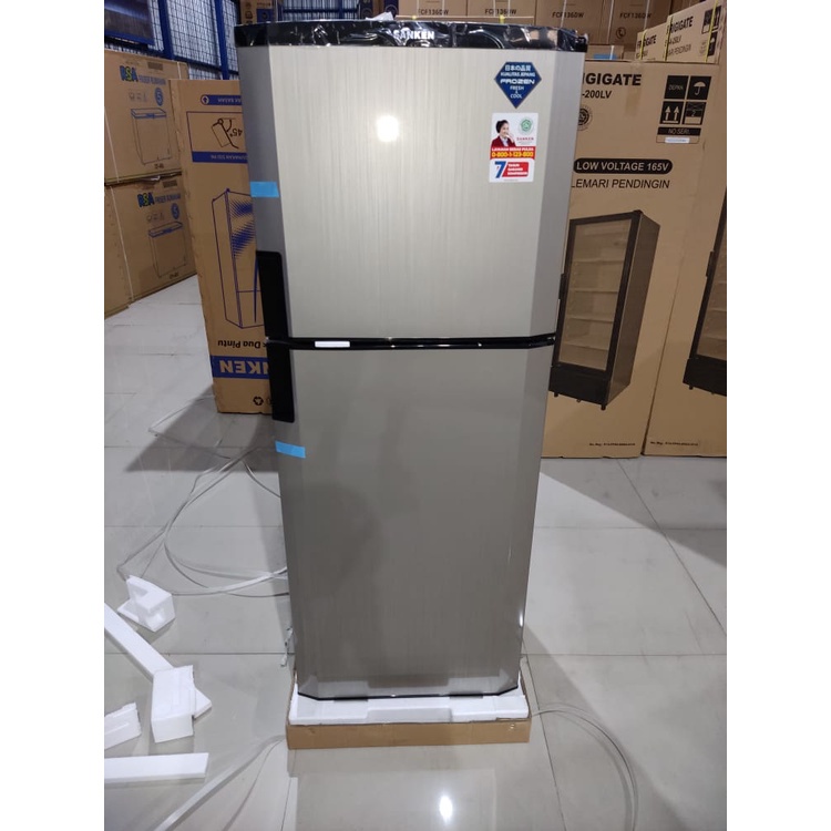 KULKAS SANKEN SK-V 231 ACB LEMARI ES 2 PINTU SK-V231ACB 230 Liter