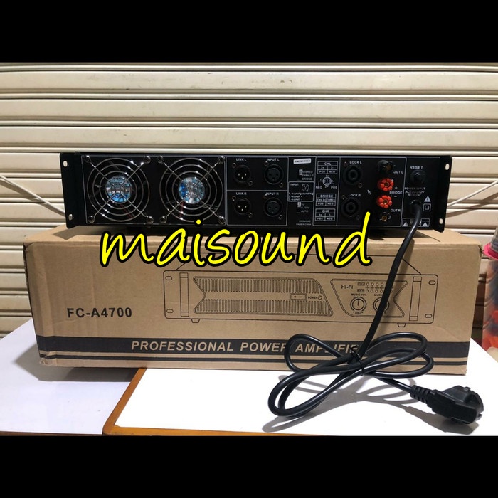 Wtb007 Power Amplifier Firstclass Fc A4700 Power Ampli Firstclass A 4700 Ori Terbaru