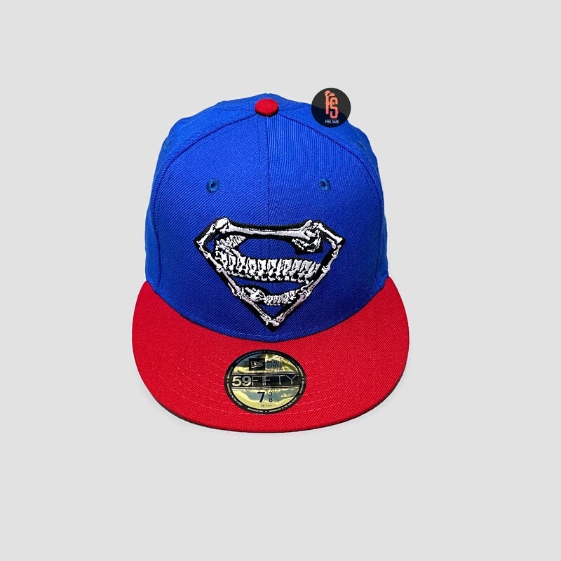 TOPI NEW ERA ORIGINAL 5950 SUPERMAN AZURE BLUE RED