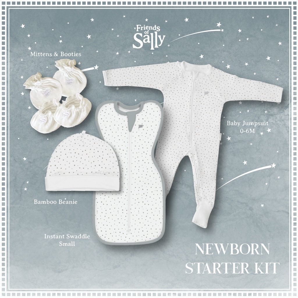 Friends of Sally GALAXY NEWBORN SET / Paket Baju Tidur Bayi Newborn