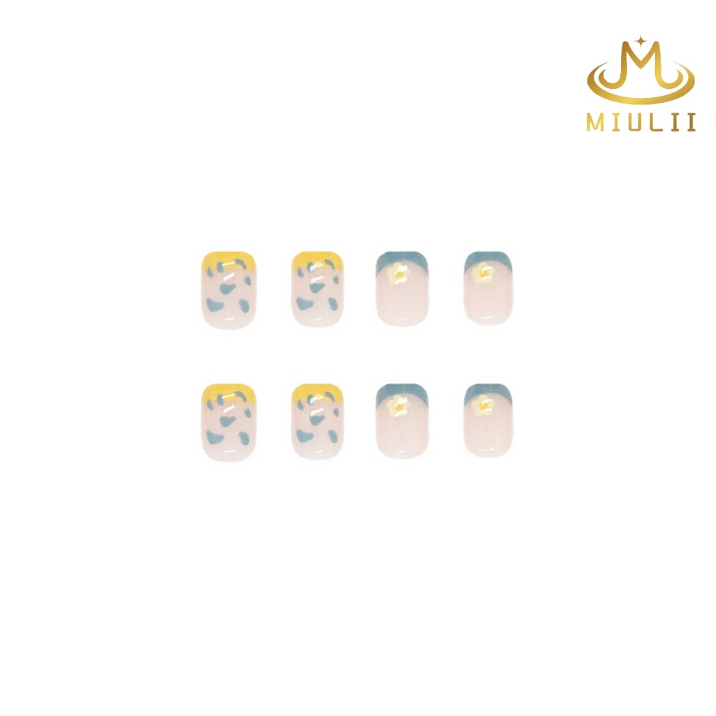 MIULII / KUKU PALSU   A0525  / 24PCS / 3D / NAIL ART / PREMIUM / CUTE / FREE LEM JELLY / KUTEK