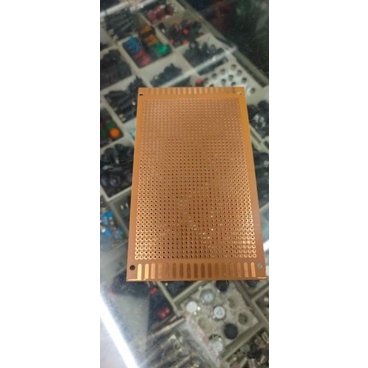 pcb bolong pcb titik BNK 06 7,5cm x 13,5cm jual per/10pcs papan pcb untuk custom lampu belakang motor