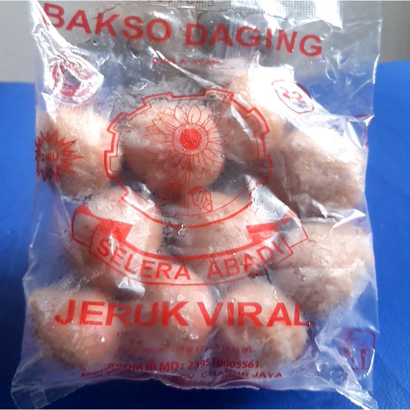 

Bakso Jeruk Viral isi 10 butir (bakso daging sapi & ayam)