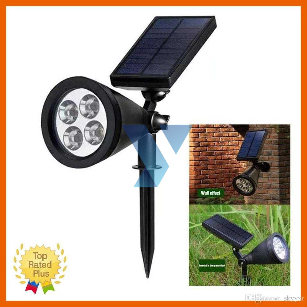 Lampu Taman Energi Solar Panel 4 LED ( Al-Yusi )