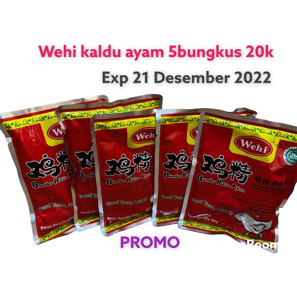 PROMO Kaldu ayam merek WEHI 80gr ( ED Desember 2022)