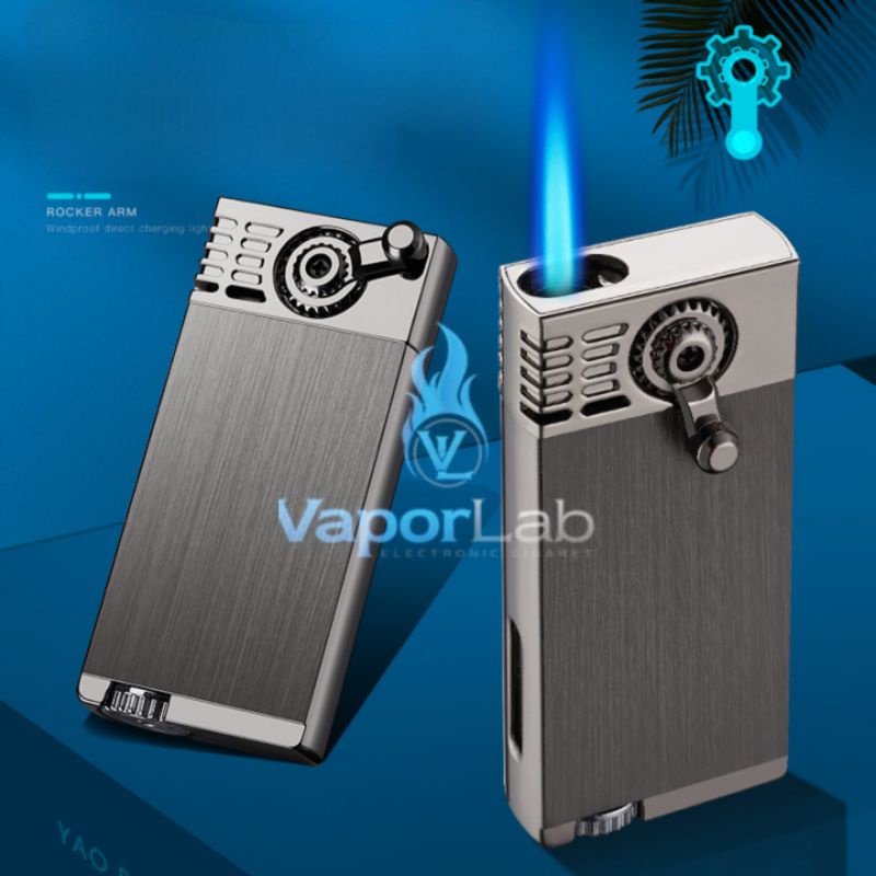 korek api bara las unik FOCUS gas blue jet torch lighter plus gift box