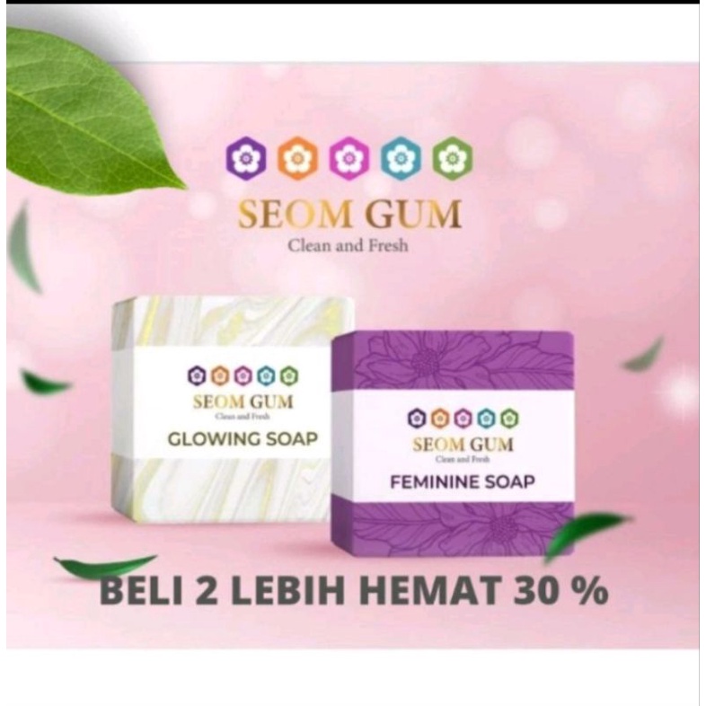 SABUN SEOM GUM GLOWING / SEOM GUM FEMININE SOAP / SABUN GLOWING MULTIFUNGSI
