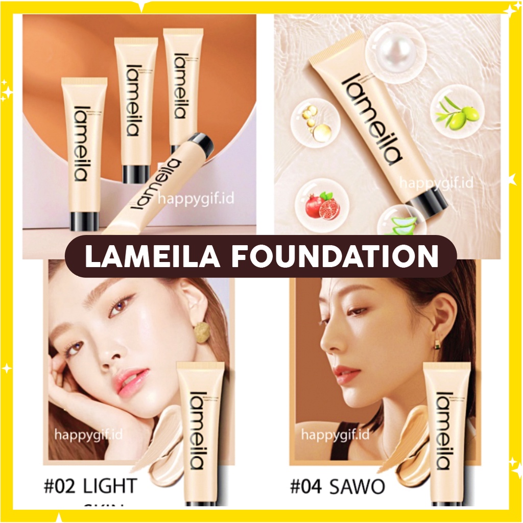 LAMEILA Foundation Liquid Natural Clear Light Concealer  BB Cream LA147 3078