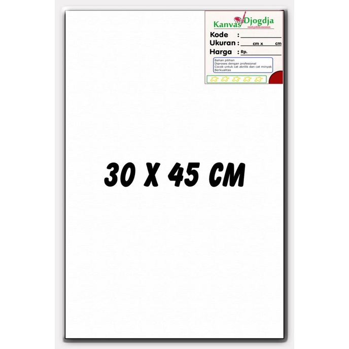 

Kanvas span premium ukuran 30 cm x 45 cm
