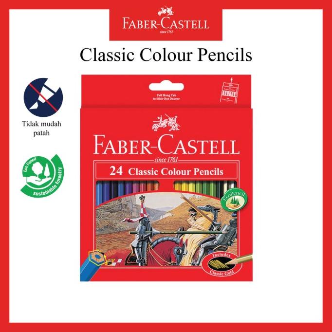 

(COD) Faber-Castell Classic Colour Pencil 24 L
