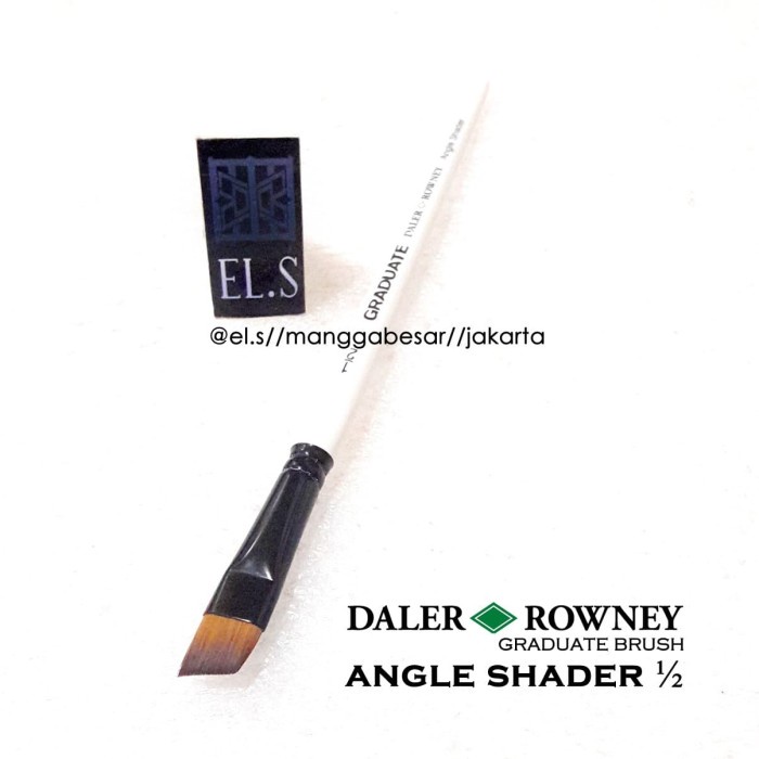 

Update Daler Rowney Graduate Brush Angle Shader 1/2 (Kuas Lukis) Terbatas