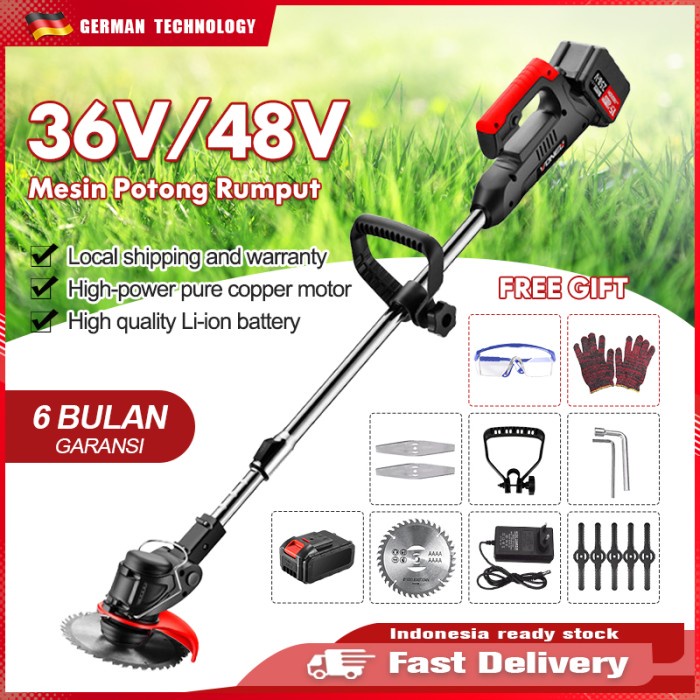 Mesin potong rumput 12V/48V Mesin Pemotong Rumput mesin rumput baterai