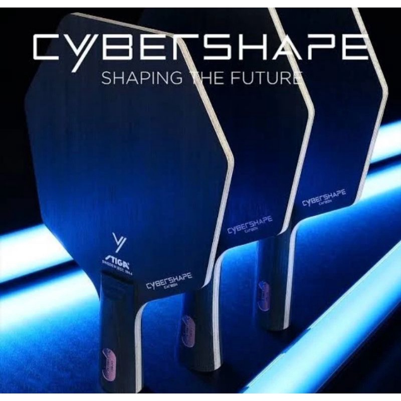 Bet Pingpong STIGA CYBER SHAPE Carbon Hexagonal