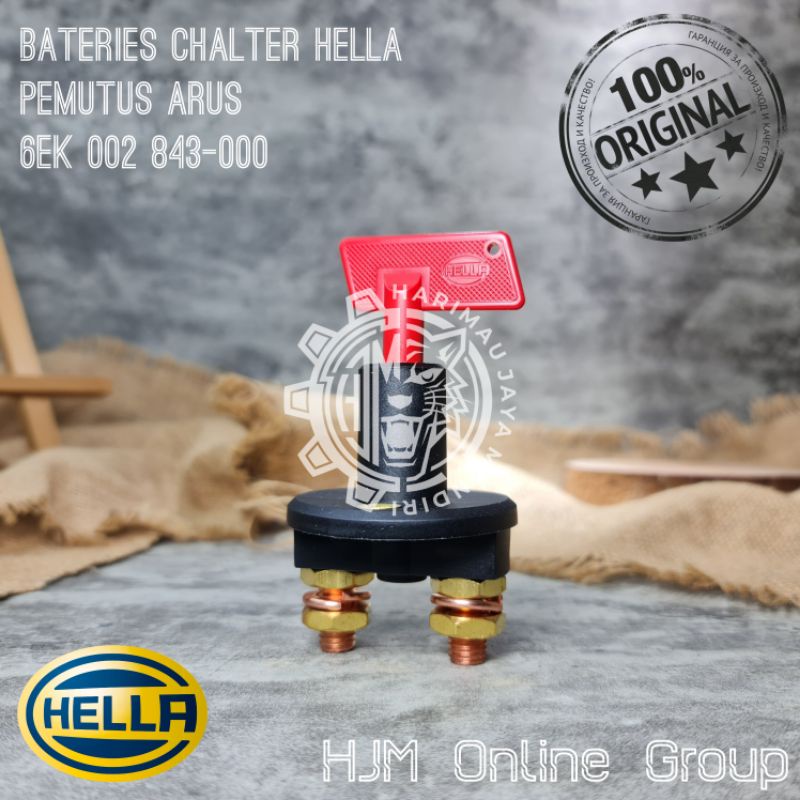 BATTERY MAIN SWITCH HELLA - SAKLAR PEMUTUS ARUS - ENGINE CUT OFF