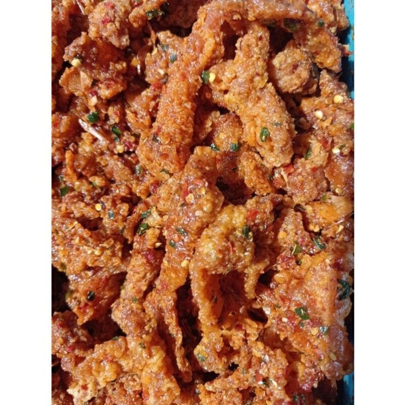 

Kripik Kulit Ayam Pedas Daun Jeruk