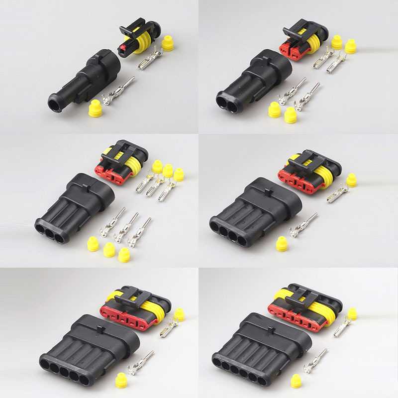 Sabungan kabel 3 Pin Super Seal Waterproof Wire Connector Plug 5PCS - H183