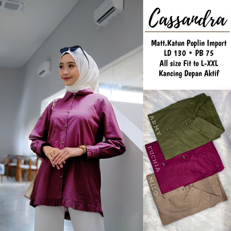 CASSANDRA BLOUSE ATASAN WANITA TERBARU