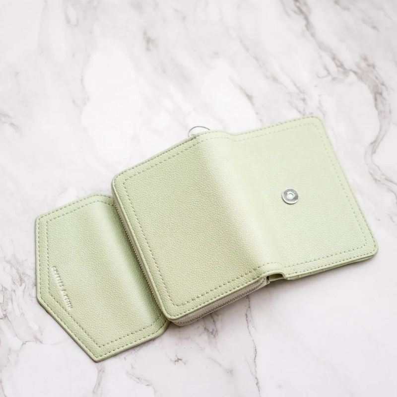 CK Small Envelope Wallet / CK Envelope Short Wallet / CK Stitch Trim Envelope Wallet