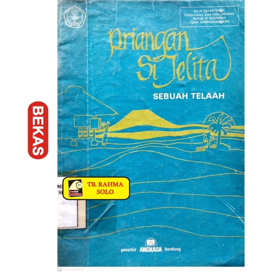 Priangan Si Jelita Jiwa Atmaja Angkasa 1982 Sastra Kuno Antik Langka Lawas Jadul Asli Original Ori T