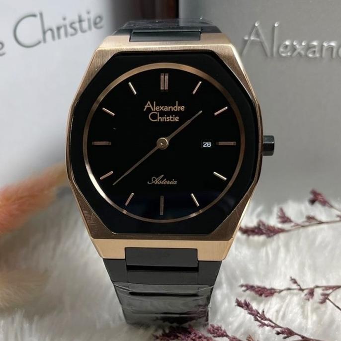 Jam Tangan Pria Alexandre Christie 8670Md / Ac 8670 Rantai [Original] Cokitriadmojo