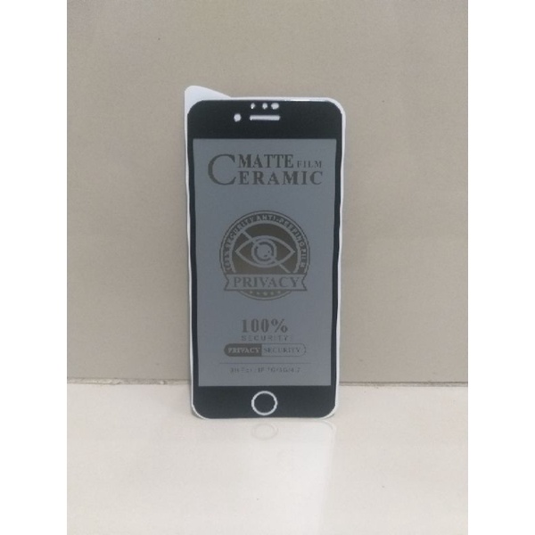 TEMPERED GLASS MATTE FILM CERAMIC PRIVACY SPY IPHONE 13 PRO MAX