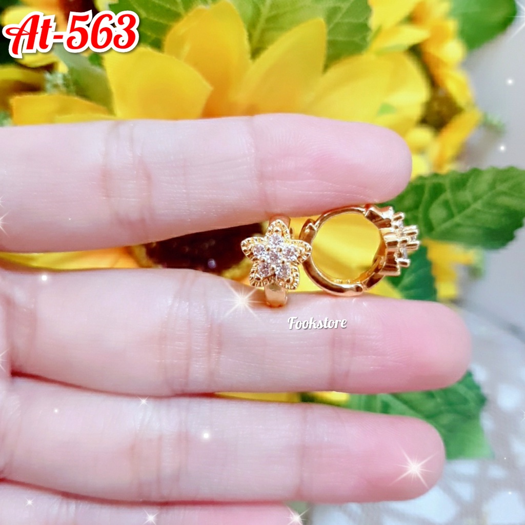 TERLARIS ANTING wanita xuping GOLD/ANTI ALERGI