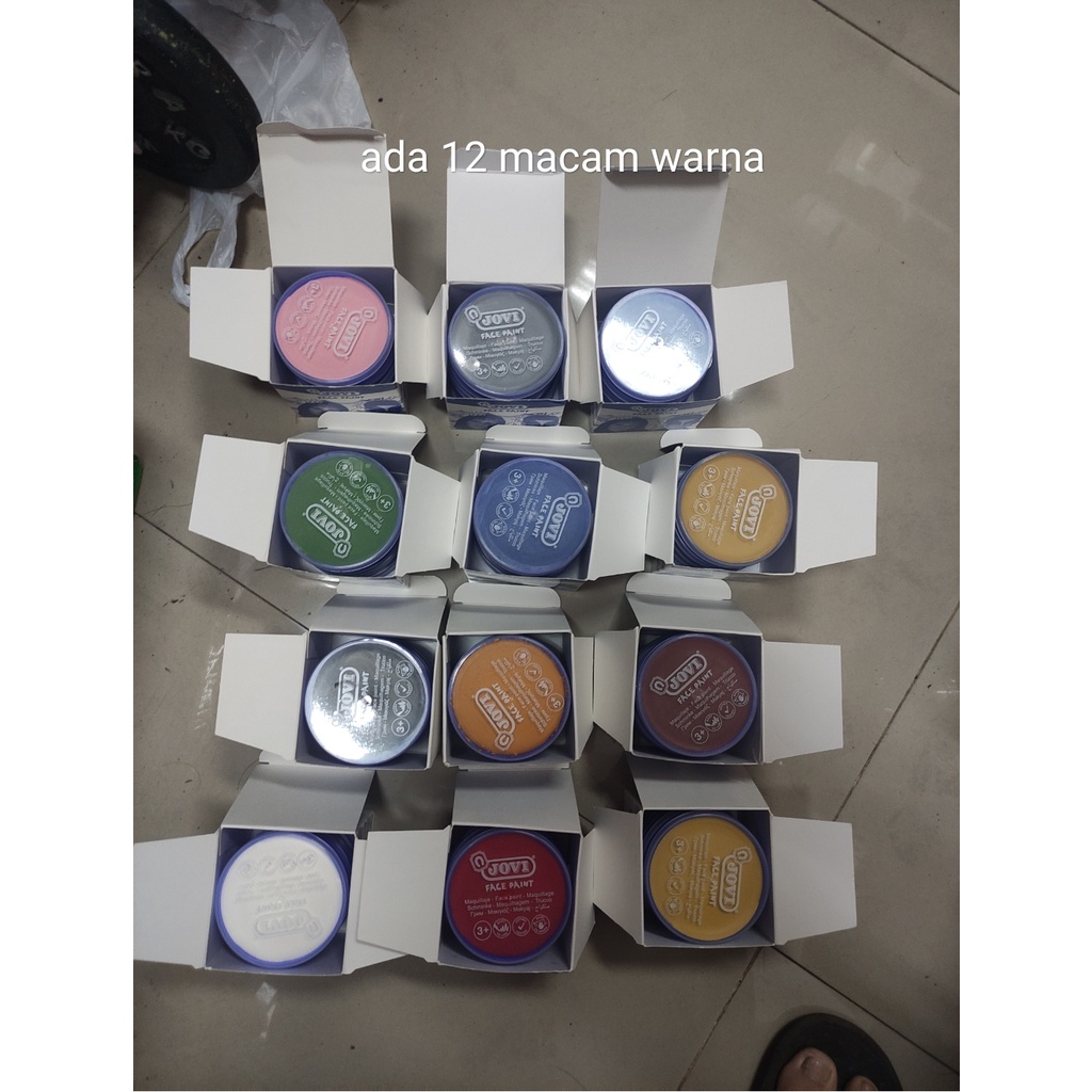

jovi face paint 20 ml satuan made in spain snazaroo killer