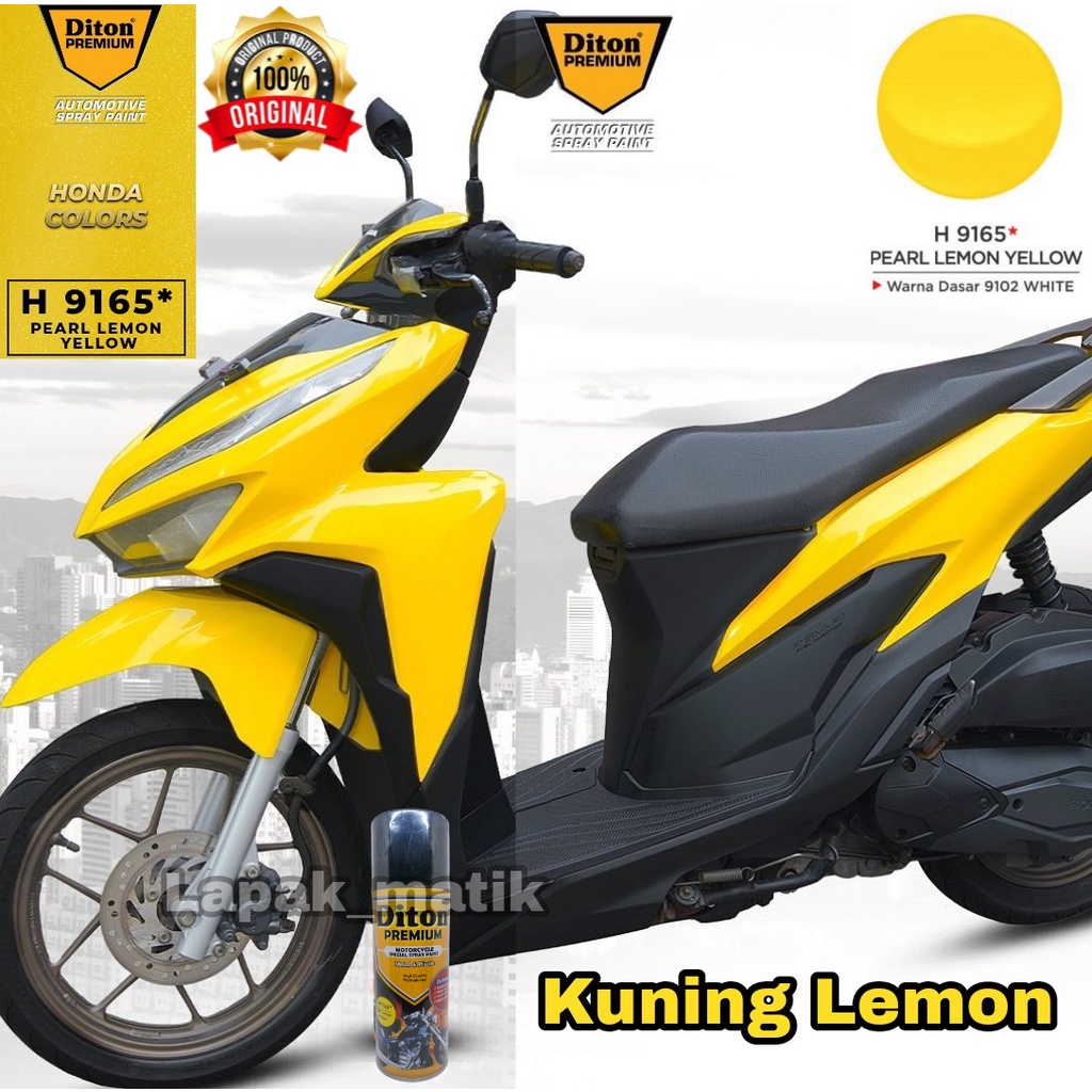 Pilok DITON PREMIUM KUNING LEMON PEARL LEMON YELLOW H9165 400ml