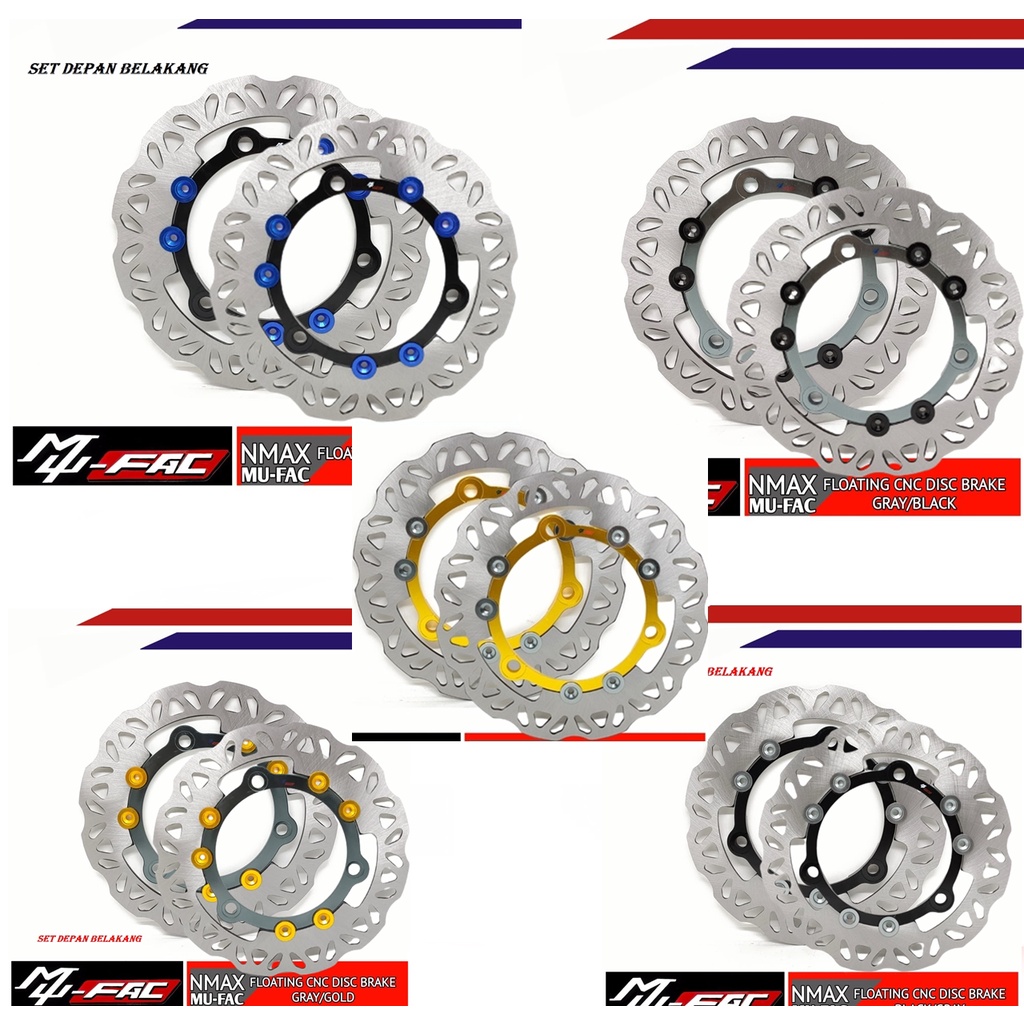 PIRINGAN NMAX OLD &amp; NMAX new CAKRAM SET DEPAN BELAKANG YAMAHA NMAX