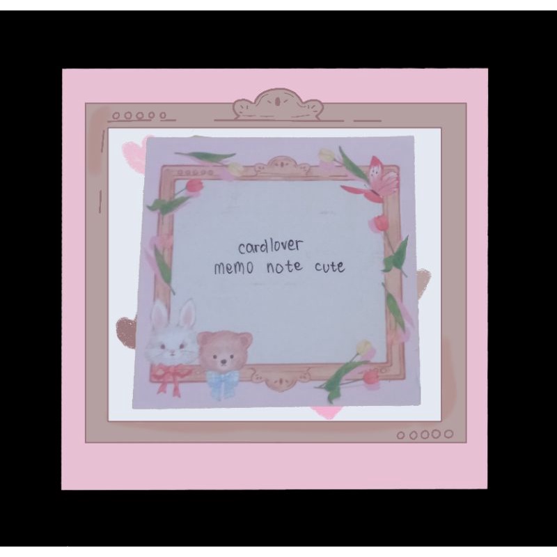 

Cute Journal Memo note Cardlover