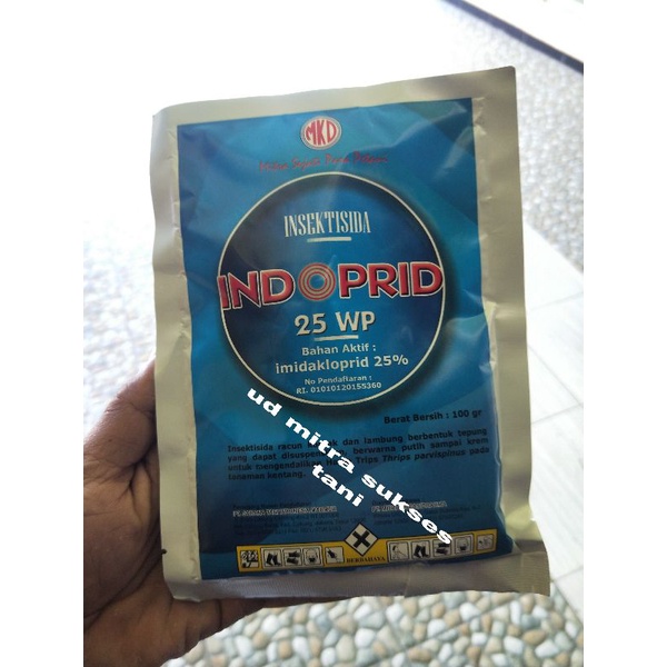Insketisida Indoprid/imidacloprid 25 wp kemasan 100 gr dri MKD