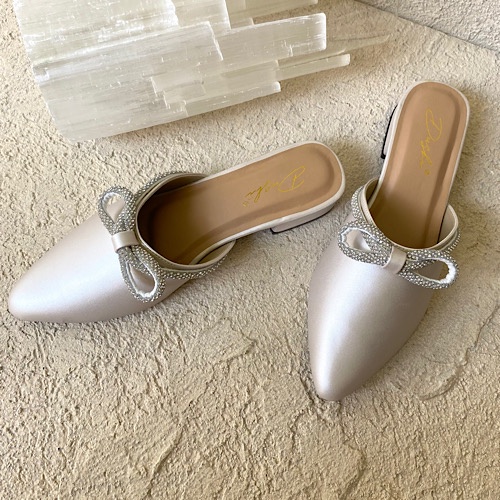 DUSHI Charlie mules - Heels wanita 3cm / hak tahu wanita