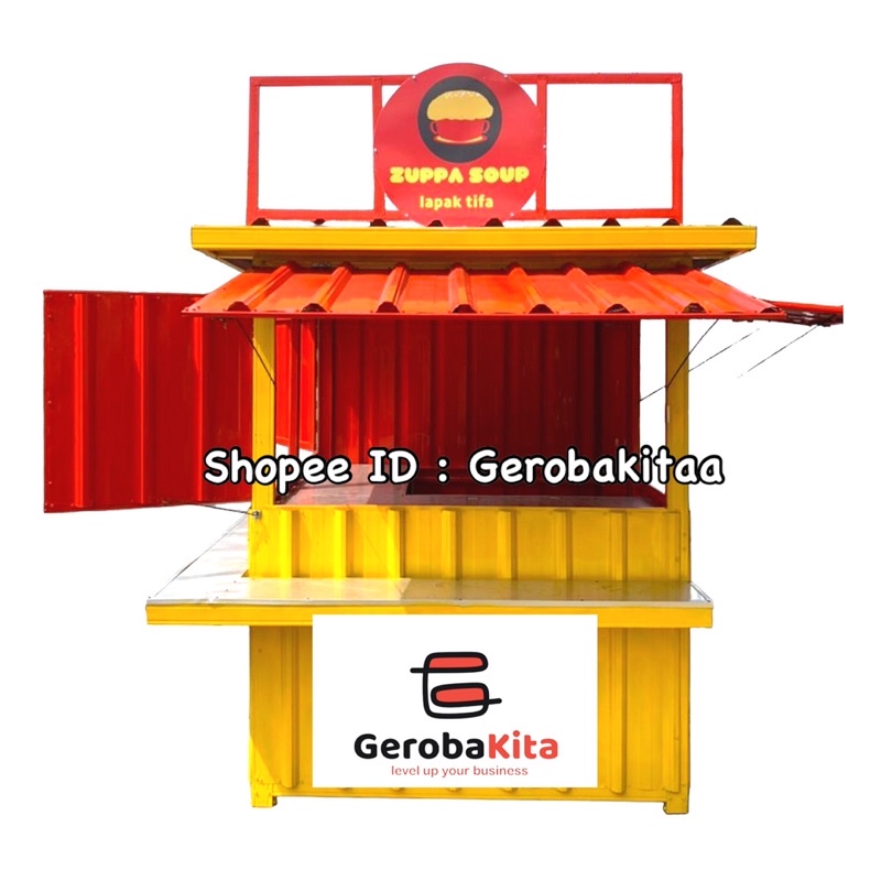 booth container premium murah / booth premium / booth container