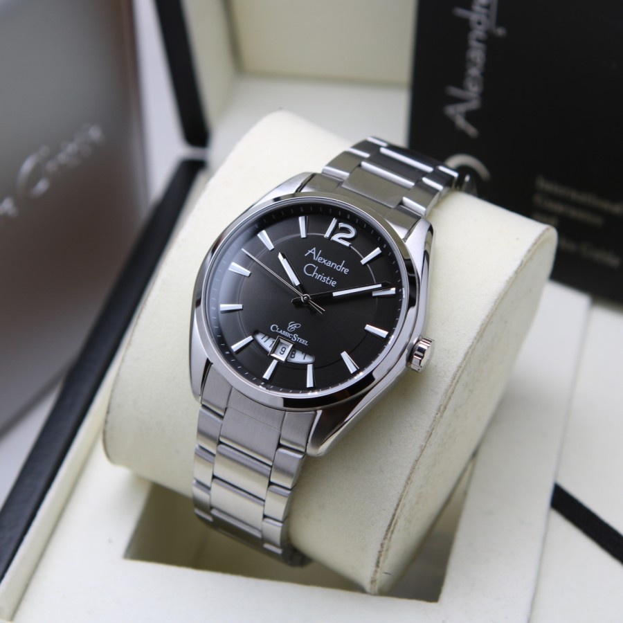 JAM TANGAN PRIA ALEXANDRE CHRISTIE AC 8679 RANTAI ORIGINAL GARANSI RESMI 1 TAHUN