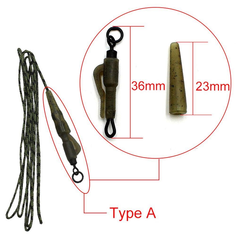 Lanfy Carp Leader Line Braided Lead Core 2pcs Aksesoris Alat Pancing Ikan Gurame Hook Lead Clips Fishing Tackle Fluorocarbon Pancing Line