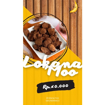 

Kripik Pisang Rasa Coklat (LoKana'Moo)