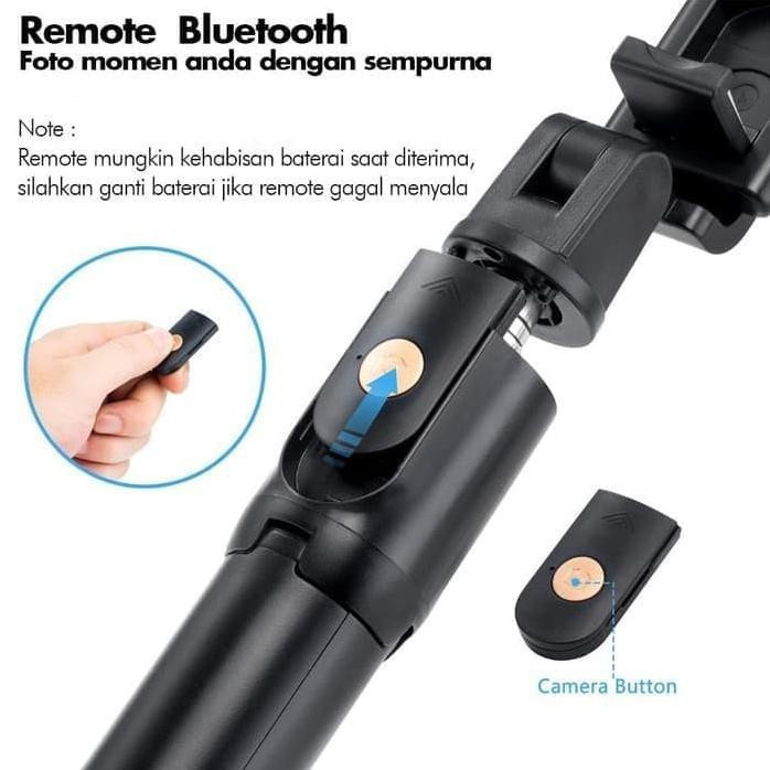 TONGSIS SELFIE STICK INTEGRATED K10 WIRELESS BLUETOOTH