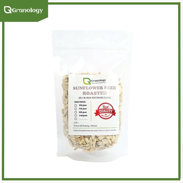 Roasted Sunflower Seed / Biji Bunga Matahari Oven (250 gram) by Granology