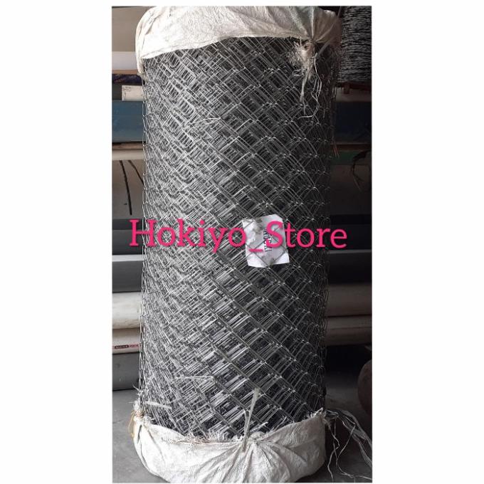 kawat harmonika galvanis 6cm tinggi 1m (30meter) kawat pagar