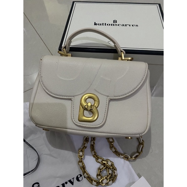 Preloved Alma flap bag small - SUGAR