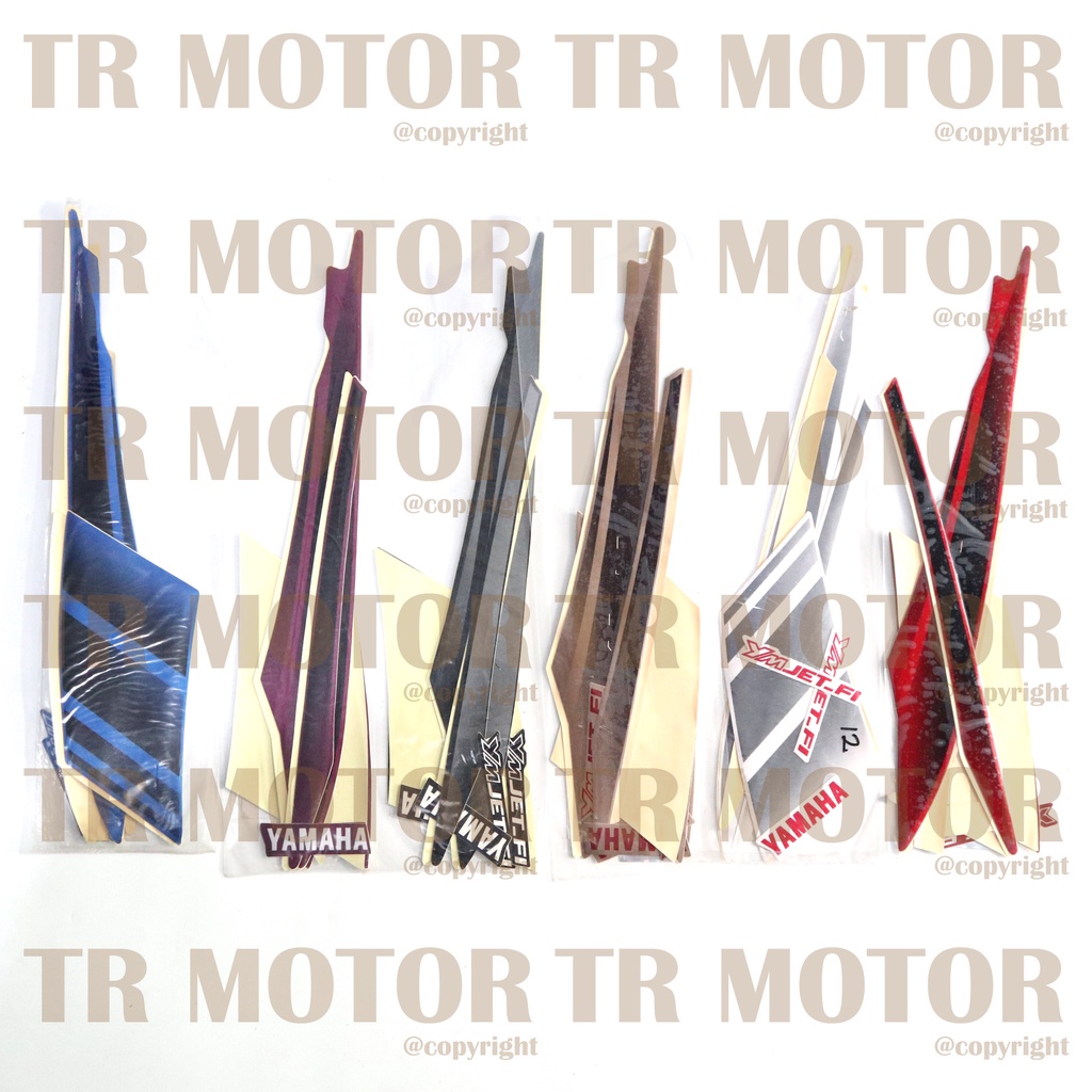 Stiker Motor Soul GT 2012 Sticker Striping Lis Full Set Motor