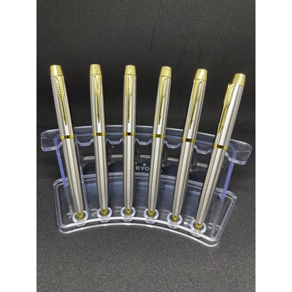 

Bp 222 stainless klip gold / Pen metal / Pen Besi / Pulpen Stainless / Ballpoint