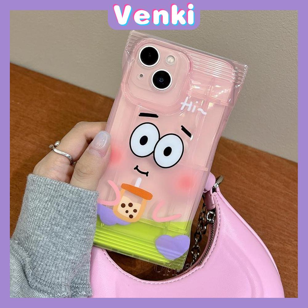 Case For iPhone 14 Pro Max Soft TPU Clear Case Snack Case Cartoon Cute Camera Protection Airbag Shockproof For iPhone 14 13 12 11 Plus Pro Max 7 Plus X XR