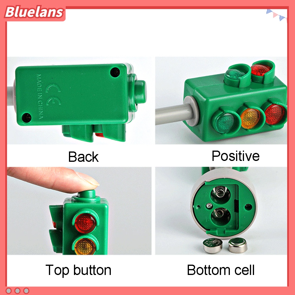 Mainan Lampu Lalu Lintas Mini Dengan Suara LED Untuk Edukasi Anak