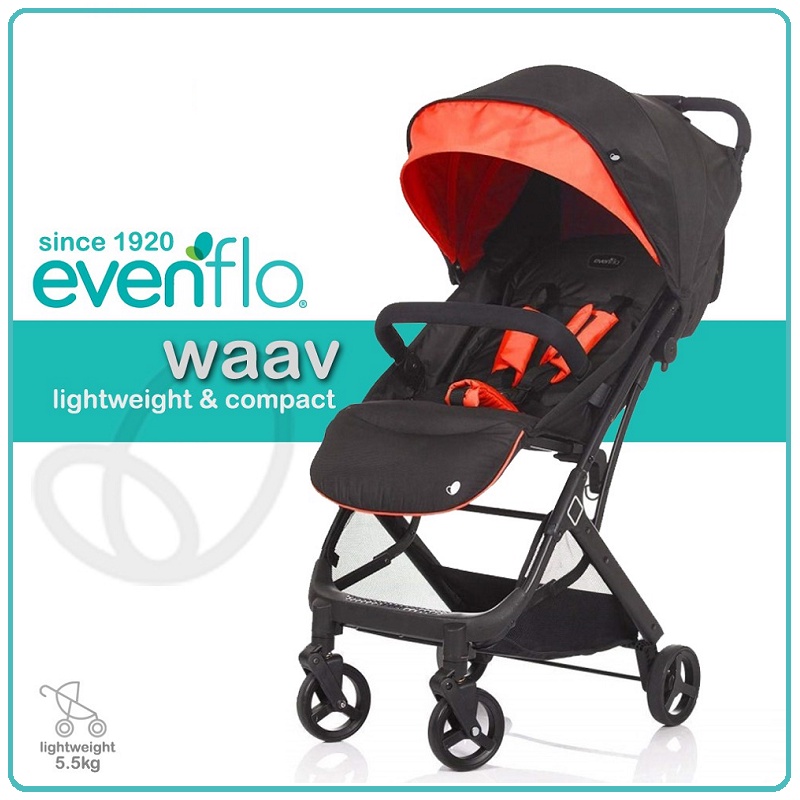 Cocolatte Evenflo Stroller LC 506 Waav - Red | Stroller Bayi